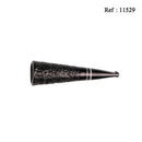 Fume cigare Bruyère Tromba rustique noir, 24mm