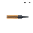 Fume cigarettes DENICOTEA Doré guilloché bec noir, 70 mm - Jagsmoke