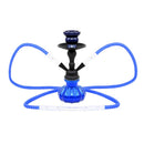 narguile Hana double tuyau 25cm bleu - jagsmoke